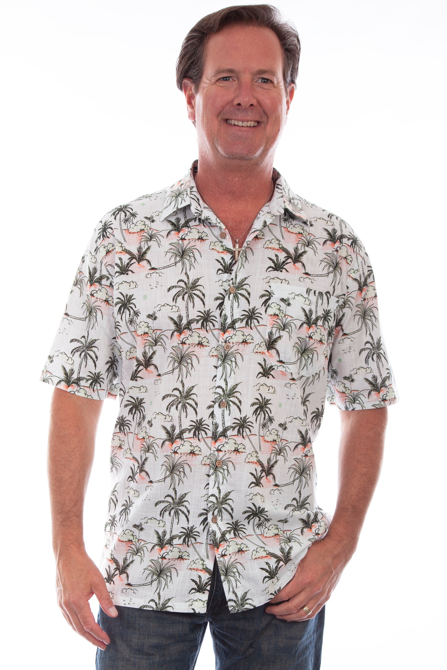Scully Short Sleeve Retro Hawaiian Shirt