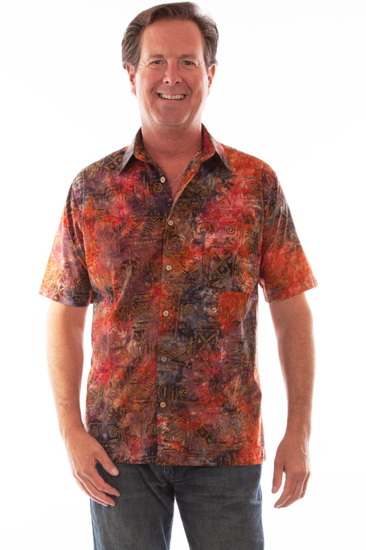 Scully Short Sleeve Batik Shirt