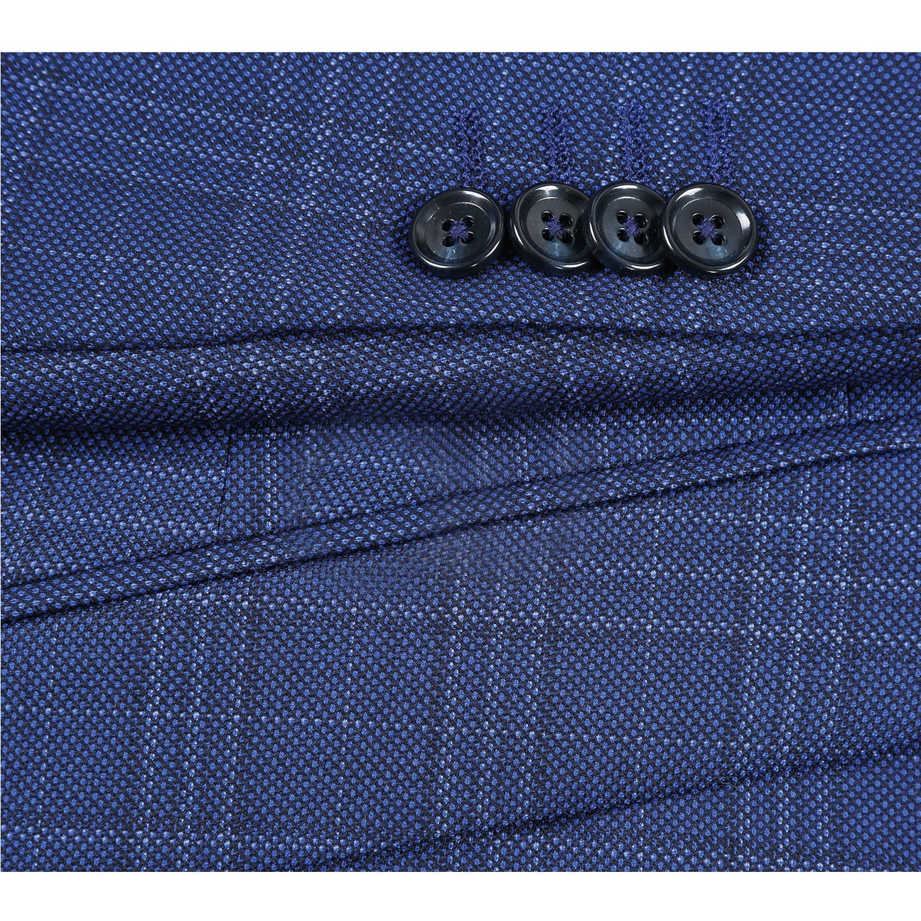 Renoir Blue Check Slim Fit Sport Coat