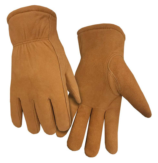 Hand Armor Deer Suede Leather Hotlok Lined Gloves