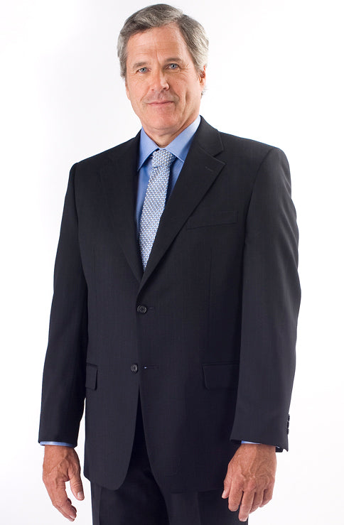 Petrocelli Wool Blend Navy Stripe Suit Pant
