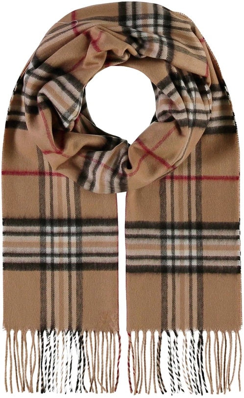 Fraas Plaid Cashmink Scarf
