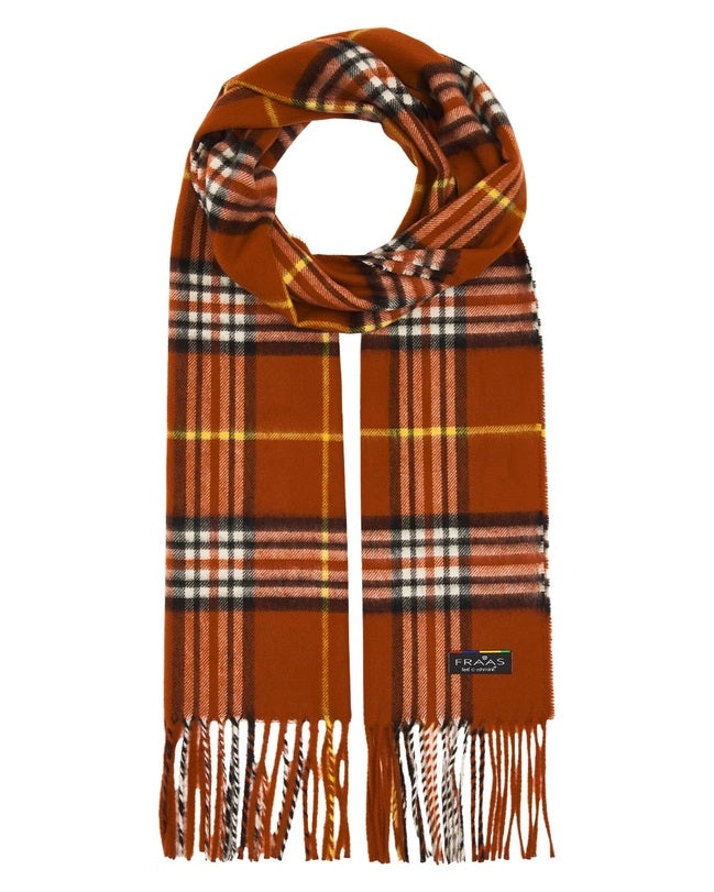 Fraas Plaid Cashmink Scarf