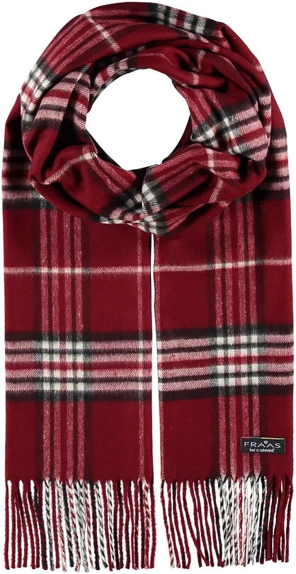 Fraas Plaid Cashmink Scarf
