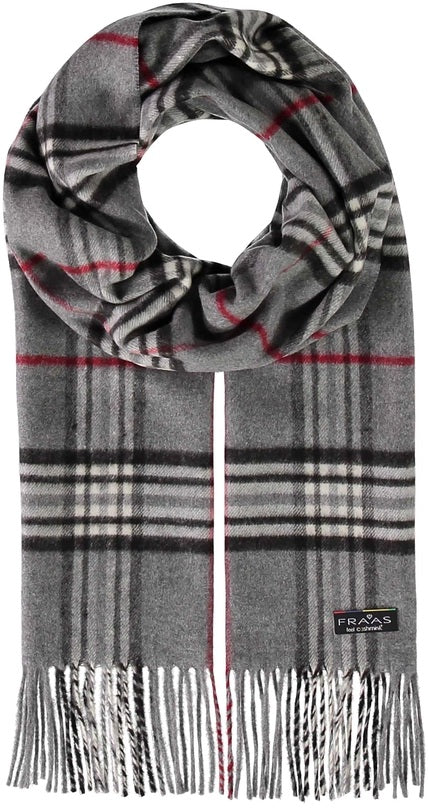 Fraas Plaid Cashmink Scarf