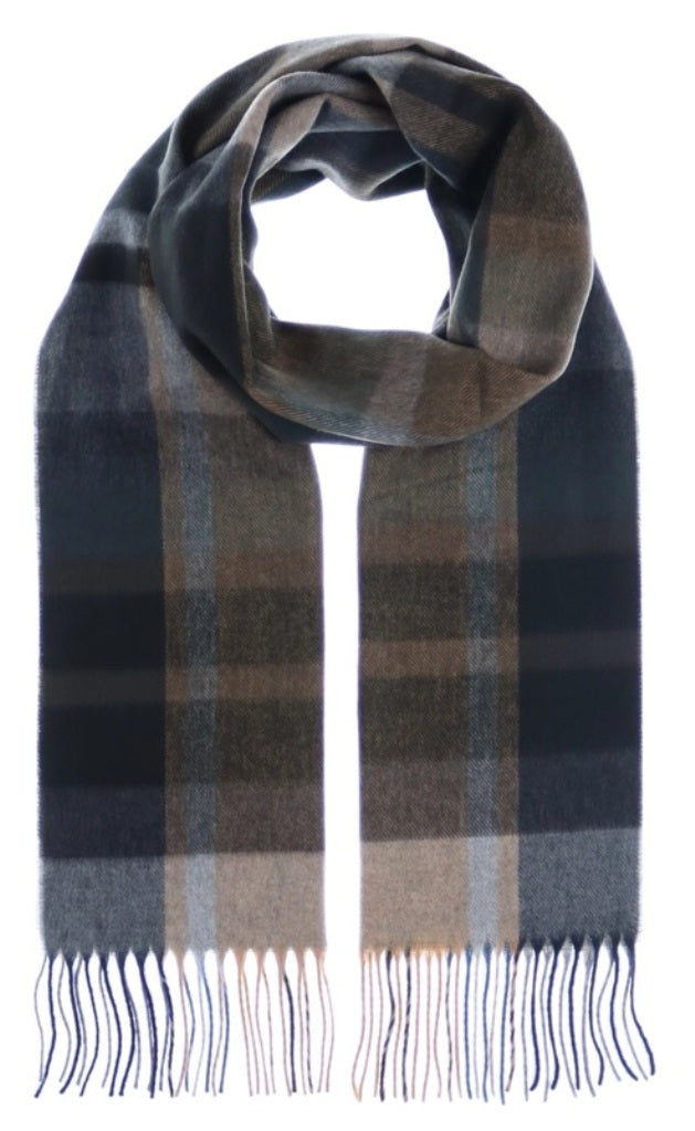 Fraas Plaid Cashmink Scarf