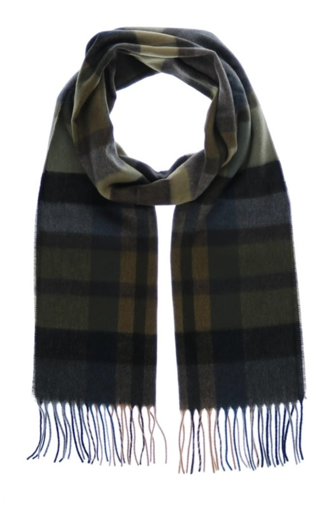 Fraas Plaid Cashmink Scarf