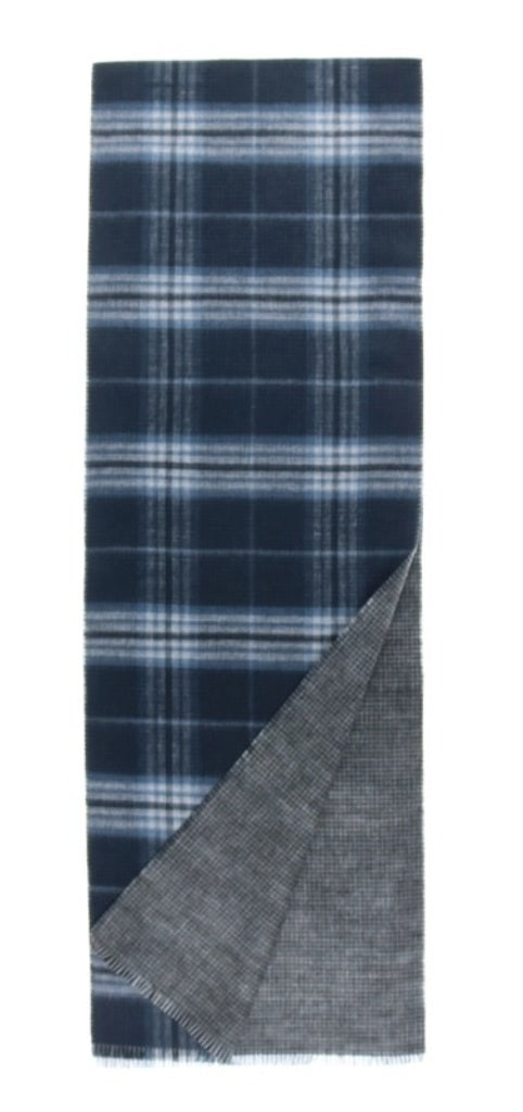 Fraas Plaid Reversible Cashmink Scarf