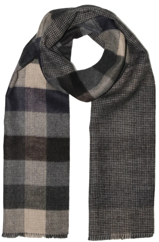 Fraas Boxplaid Reversible Cashmink Scarf