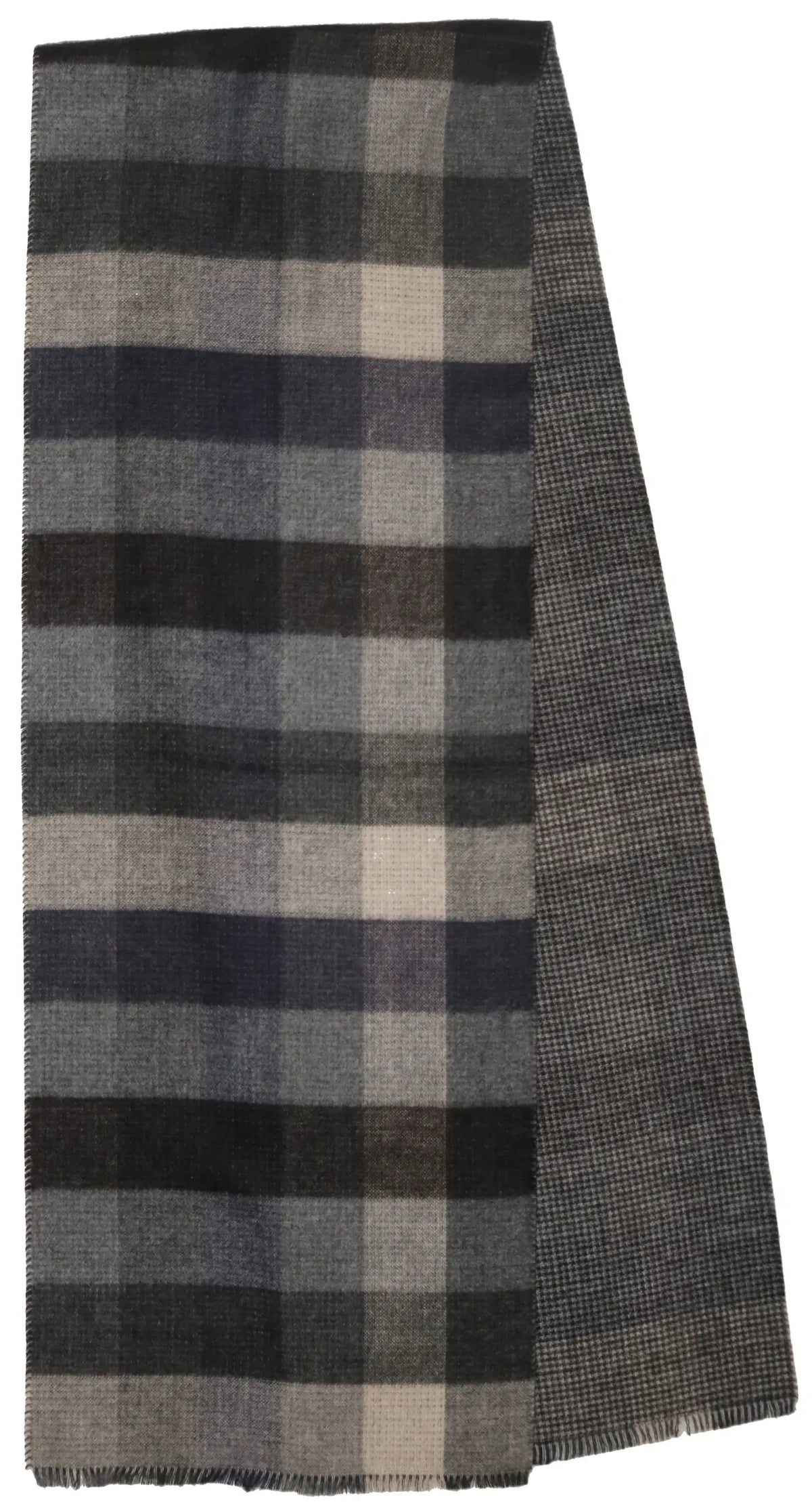 Fraas Boxplaid Reversible Cashmink Scarf