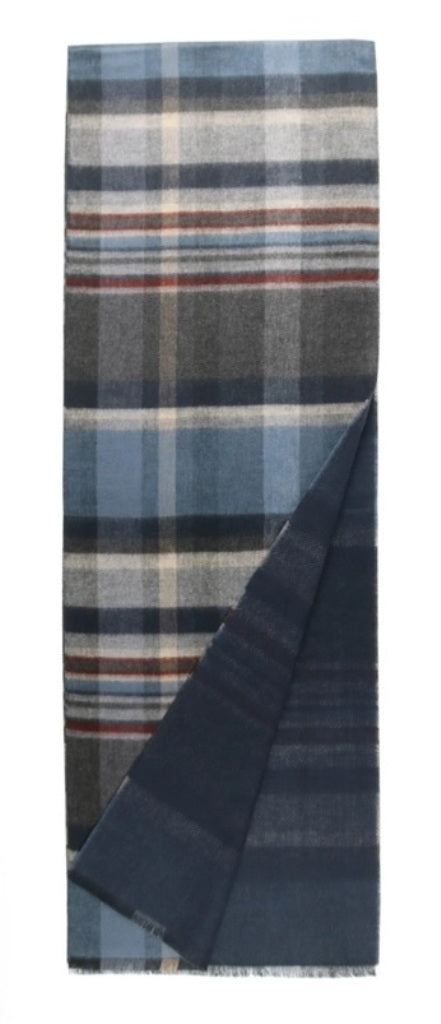 Fraas Multi Plaid Reversible Cashmink Scarf – Dick Anthony Ltd.