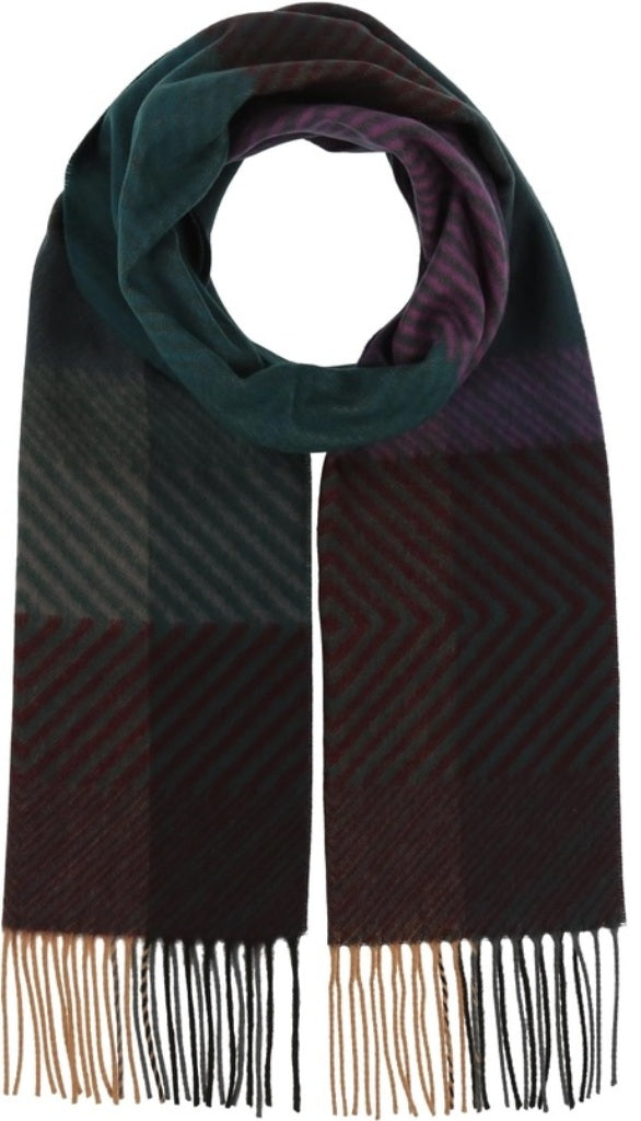 Fraas Graphic Blocks Cashmink Scarf