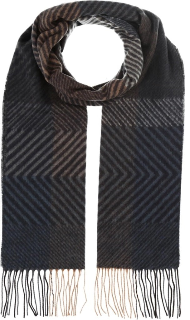 Fraas Graphic Blocks Cashmink Scarf
