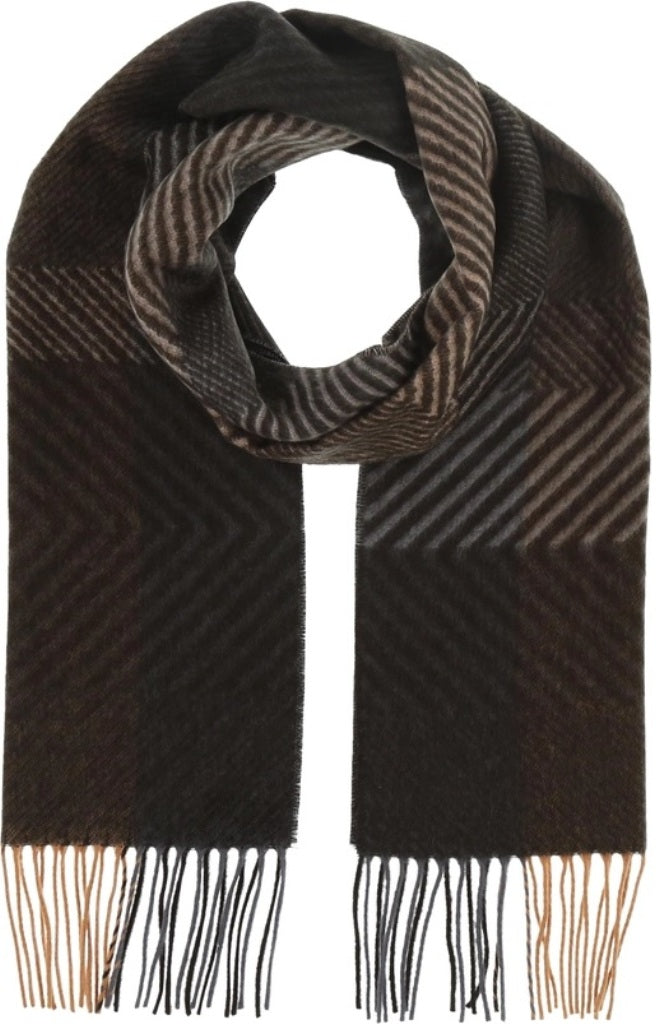 Fraas Graphic Blocks Cashmink Scarf