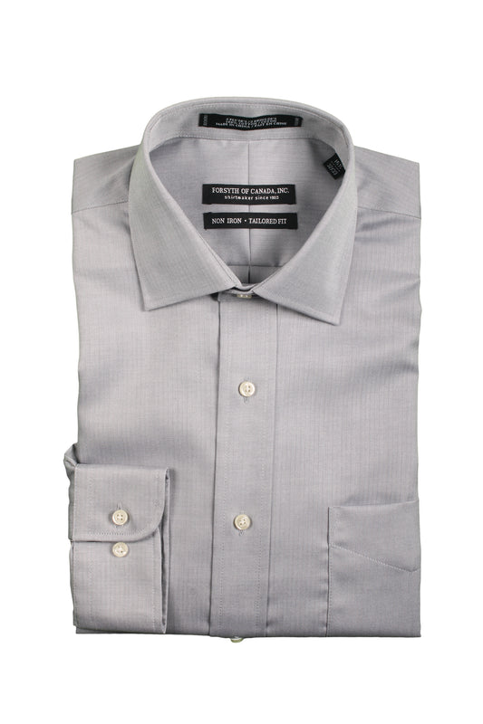 Forsyth of Canada Tailored Fit Spread Collar Non-Iron Dress Shirt