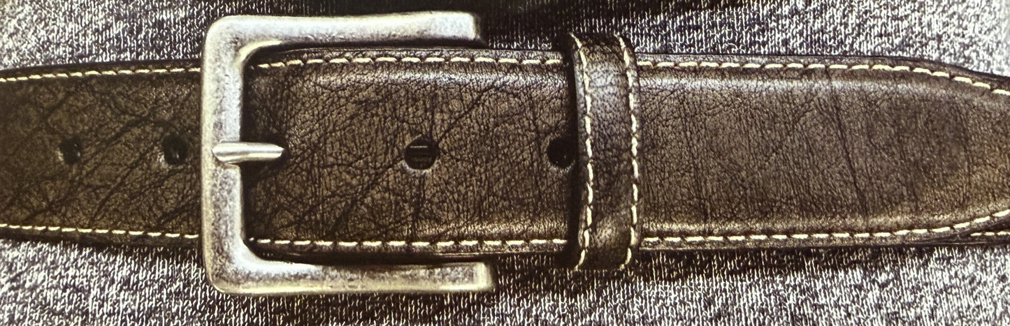 Davis Brothers Vintage Tanned 38mm Leather Belt