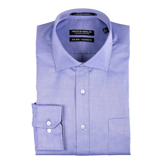Forsyth of Canada Tailored Fit Spread Collar Non-Iron Dress Shirt