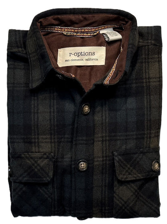 r-options Wool Blend Long Sleeve Shirt