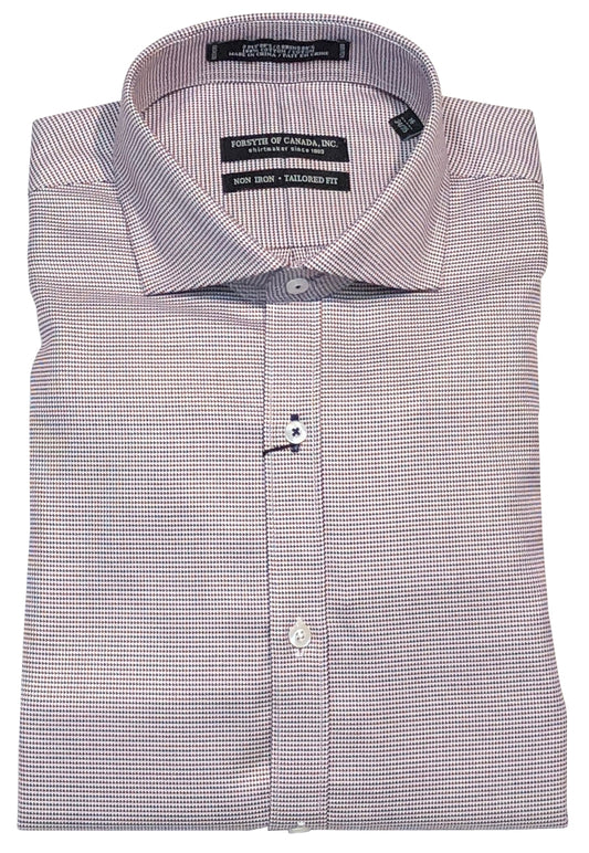 Forsyth of Canada Tailored Fit Spread Collar Non-Iron Dress Shirt