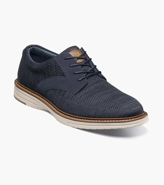 Nunn Bush Griff Knit Plain Toe Oxford - Navy Multi