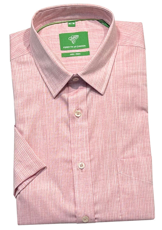 Forsyth of Canada Short Sleeve Tailored Fit Non-Iron Sport Shirt