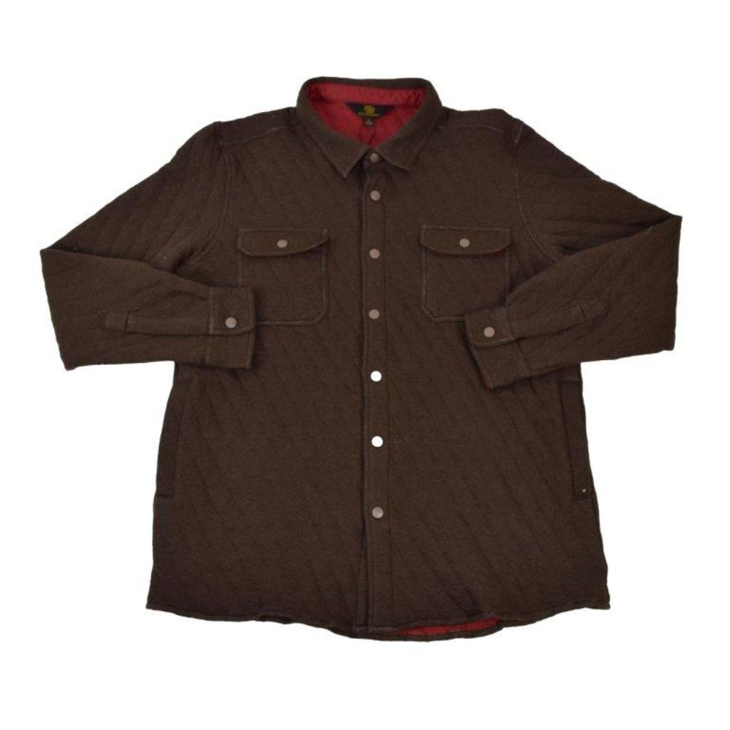FX Fusion Quilted Snap Shirt Jacket