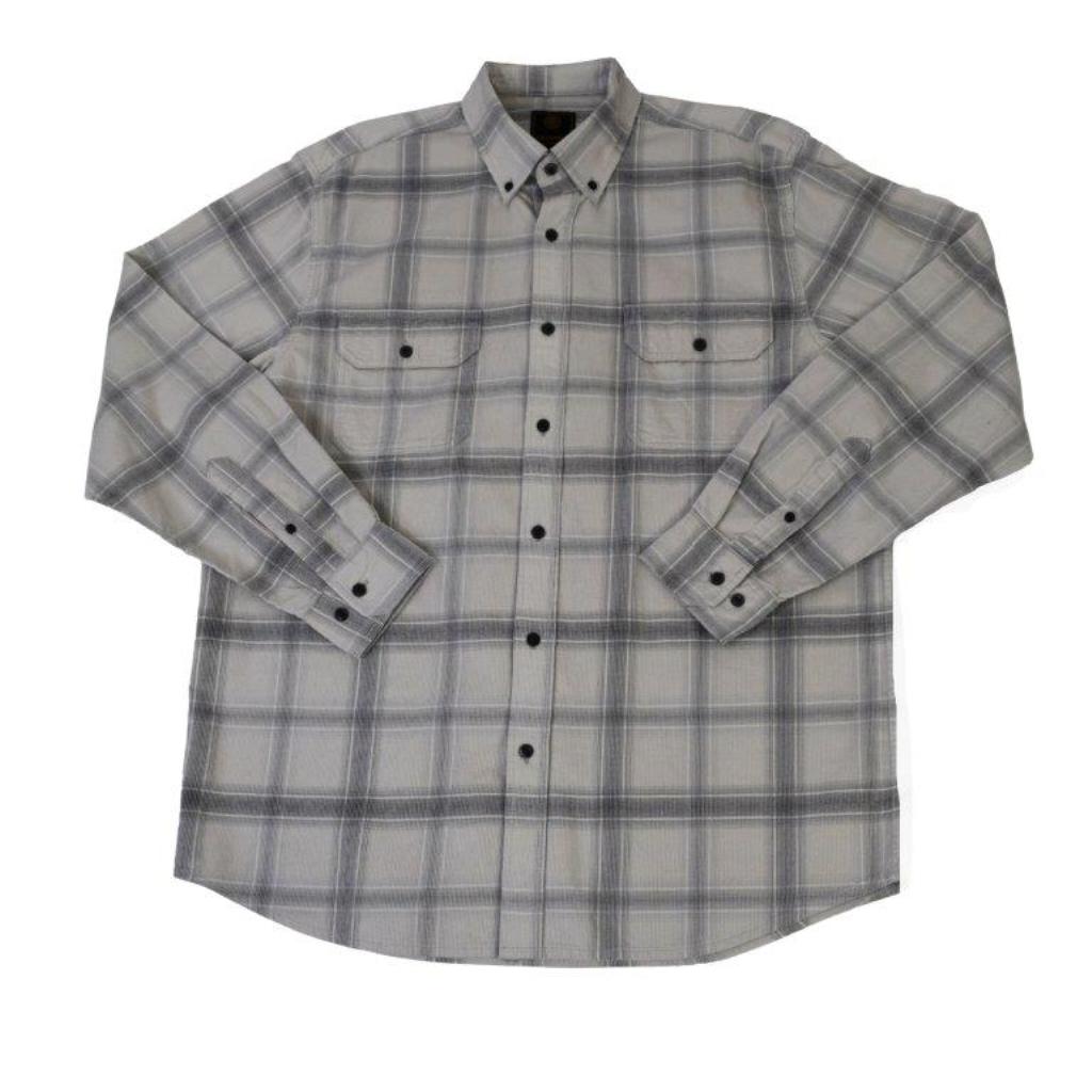 FX Fusion Reverse Cord Plaid Button Down Shirt