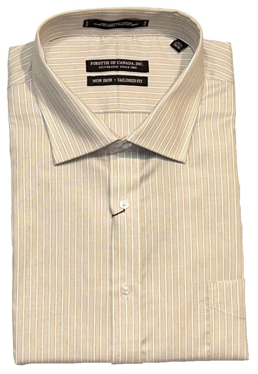 Forsyth of Canada Tailored Fit Spread Collar Non-Iron Dress Shirt