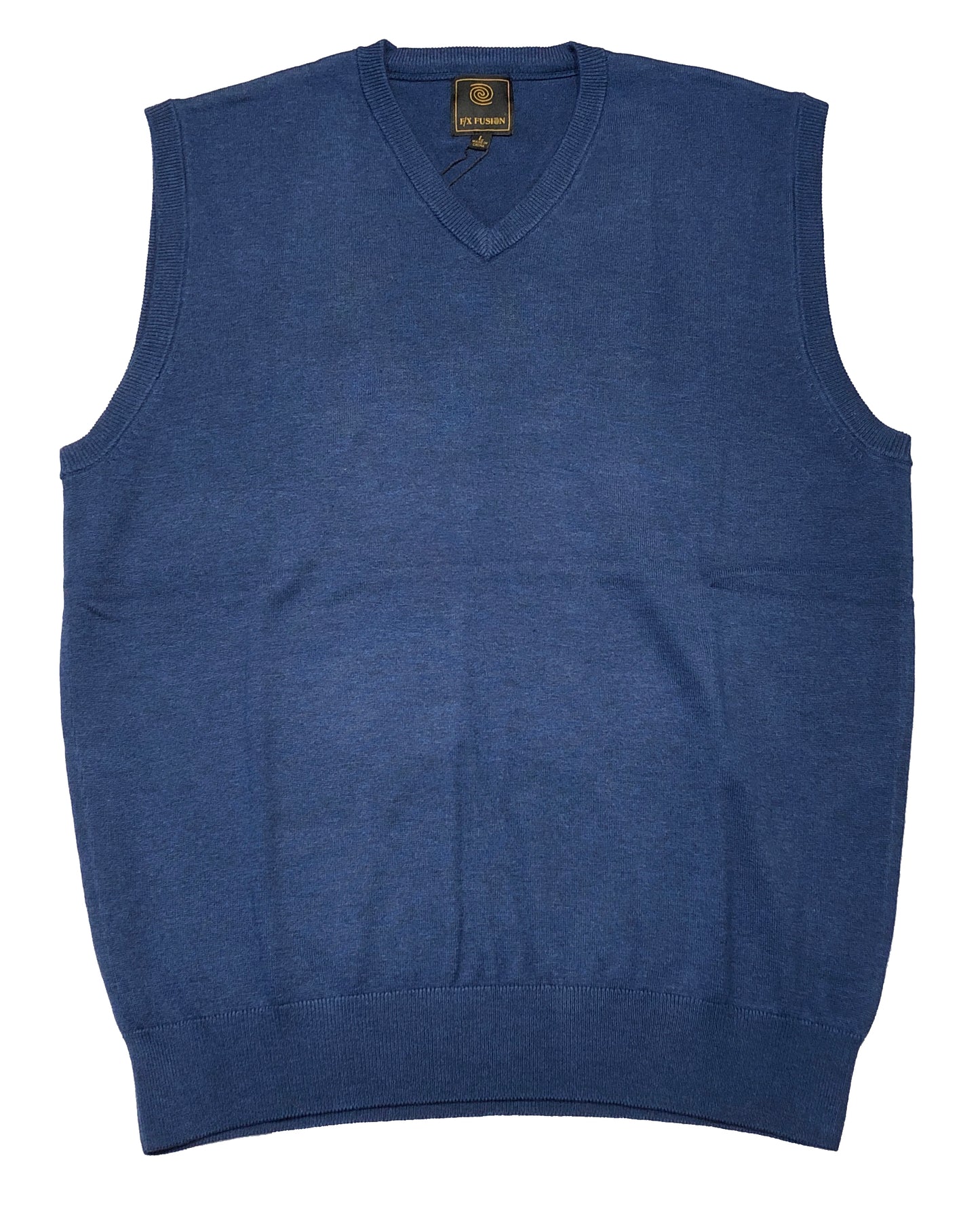 FX Fusion Solid Color V-Neck Sweater Vest