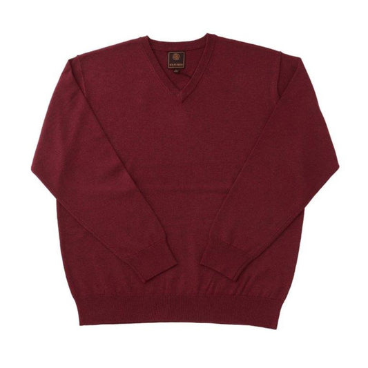 FX Fusion Solid Color V-Neck Sweater