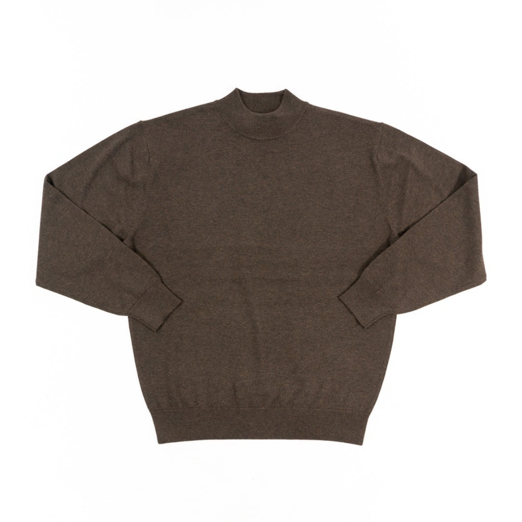 FX Fusion Solid Color Mock Turtleneck Sweater