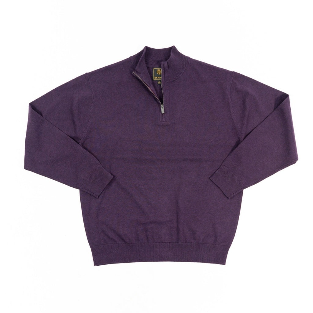 FX Fusion Solid Color 1/4 Zip Sweater