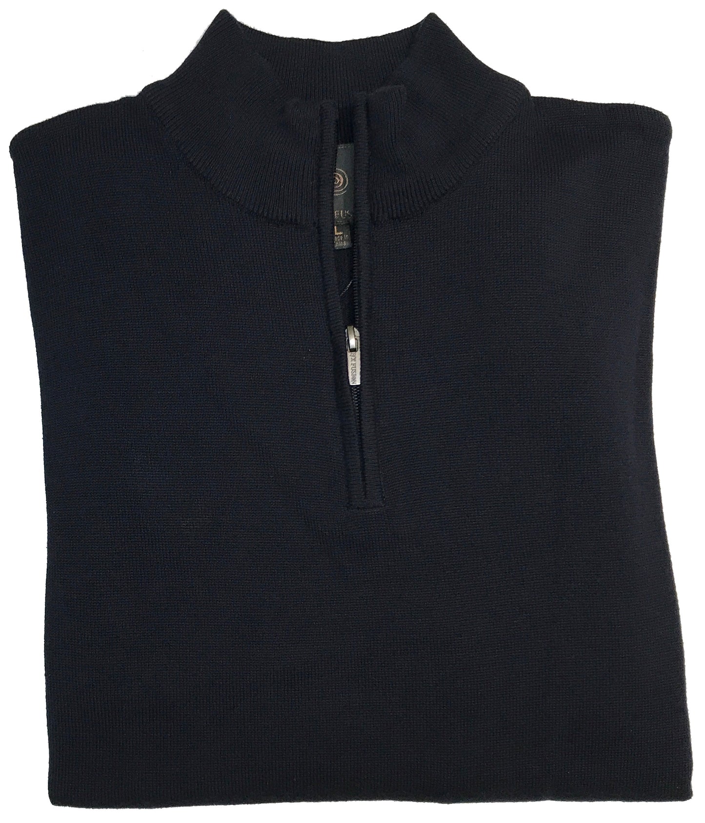 FX Fusion Solid Color 1/4 Zip Tall Size Sweater