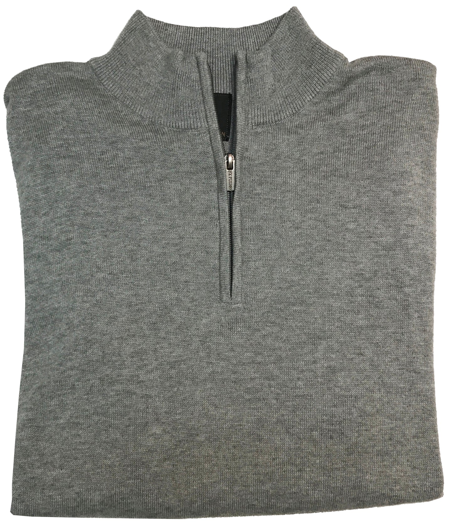 FX Fusion Solid Color 1/4 Zip Tall Size Sweater