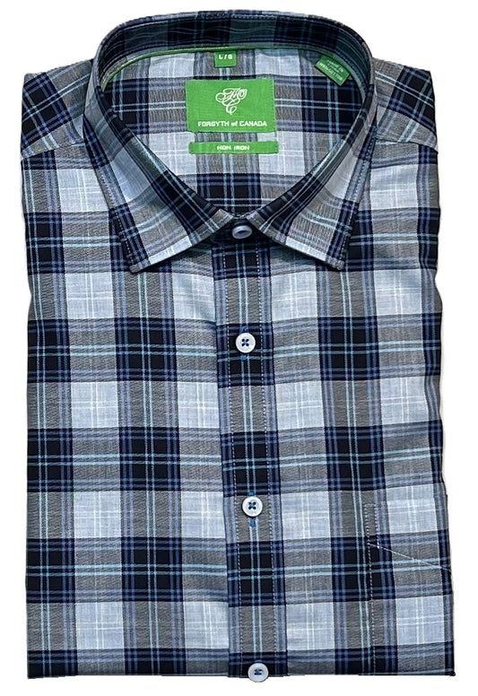 Forsyth of Canada Long Sleeve Tailored Fit Non-Iron Sport Shirt