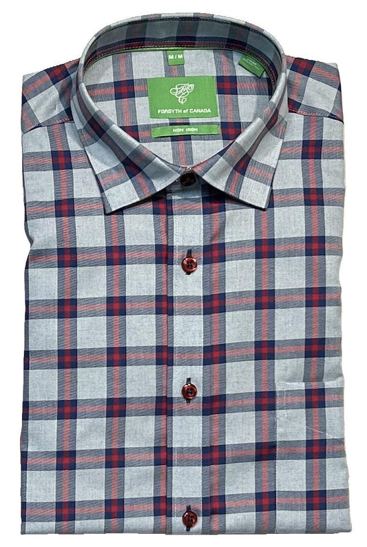 Forsyth of Canada Long Sleeve Tailored Fit Non-Iron Sport Shirt