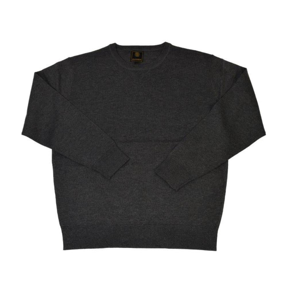 FX Fusion Solid Color Crew Neck Sweater