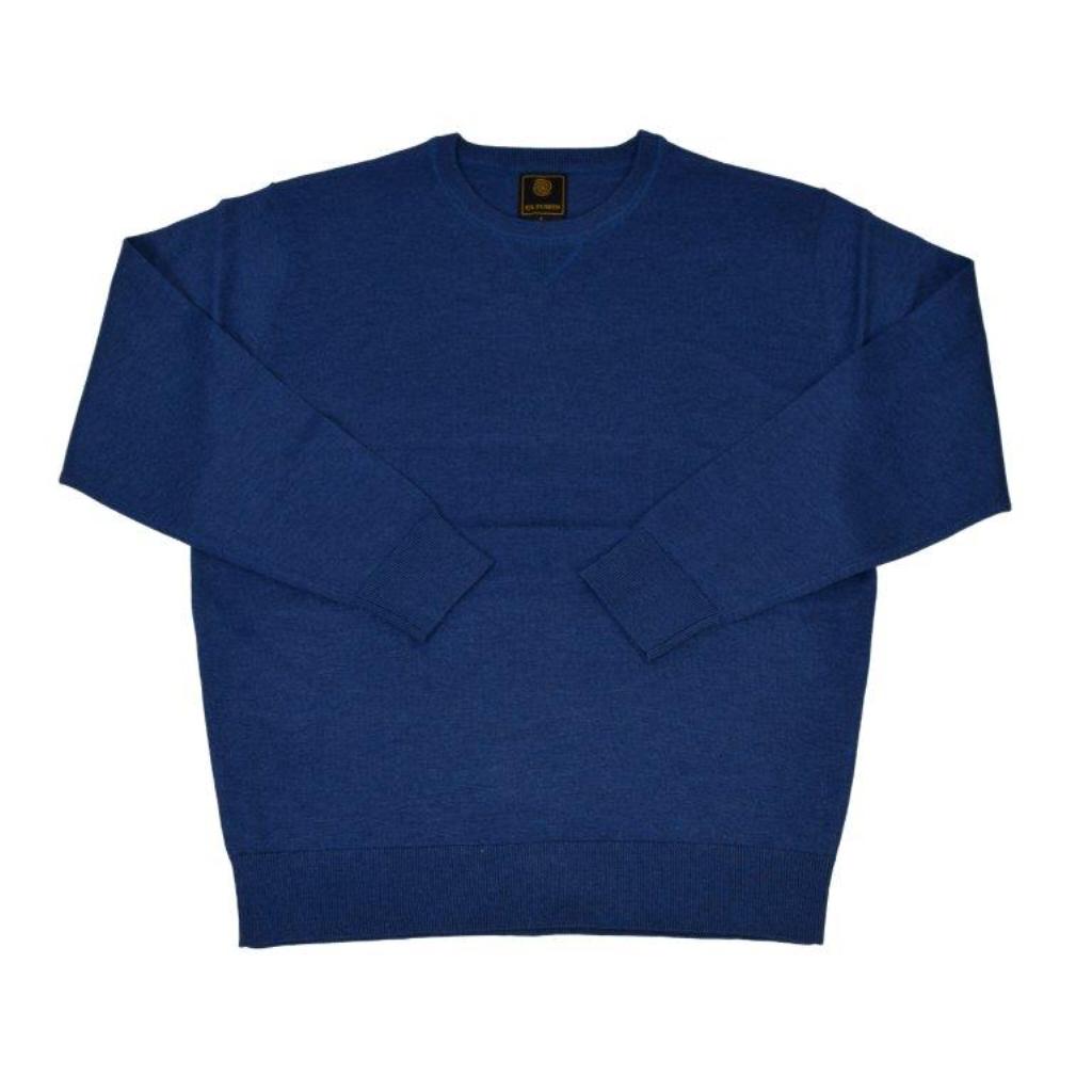 FX Fusion Solid Color Crew Neck Sweater