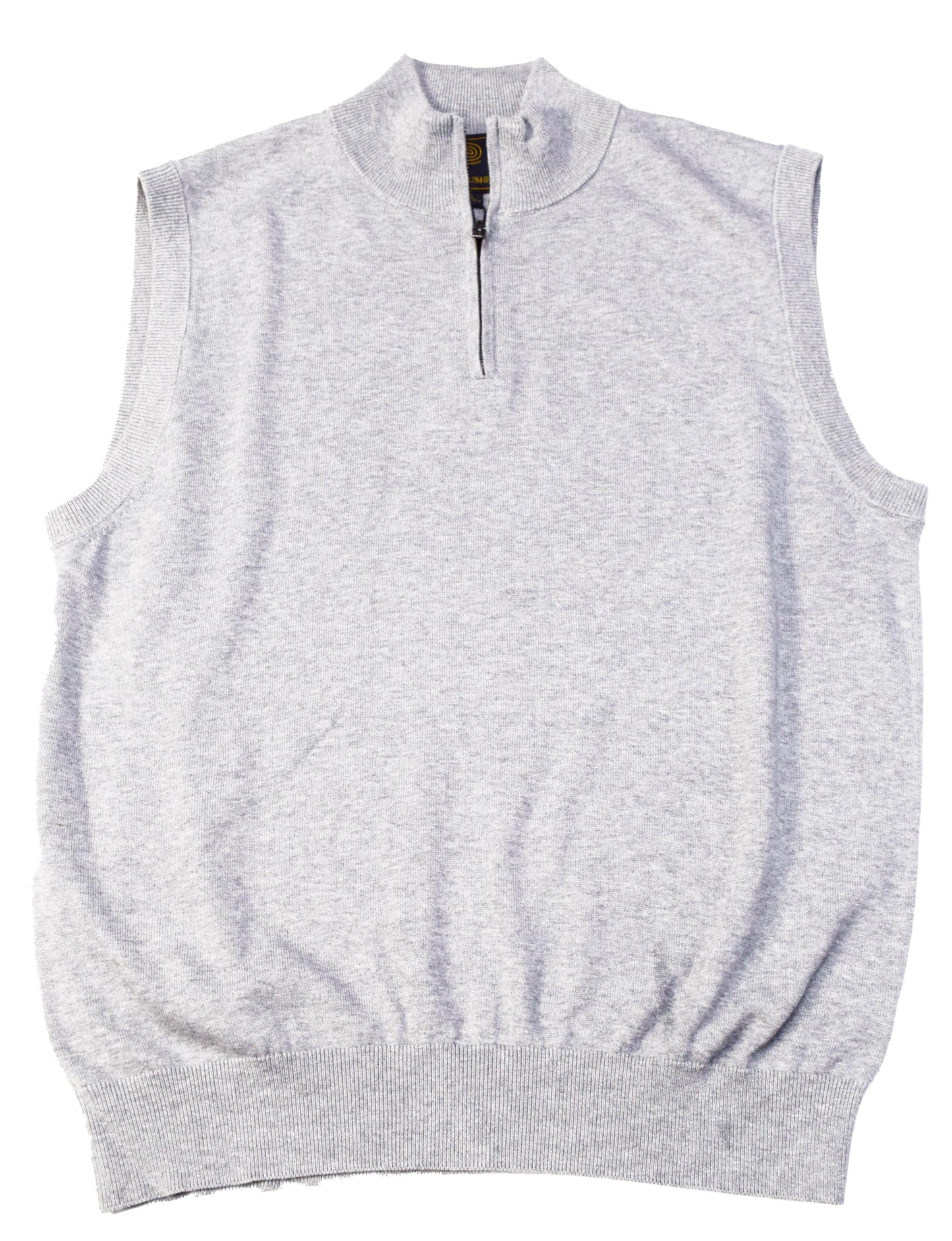 FX Fusion Solid Color 1/4 Zip Sweater Vest