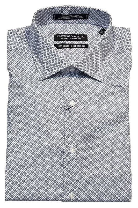 Forsyth of Canada Modern Fit Spread Collar Non-Iron Stretch Dress Shirt