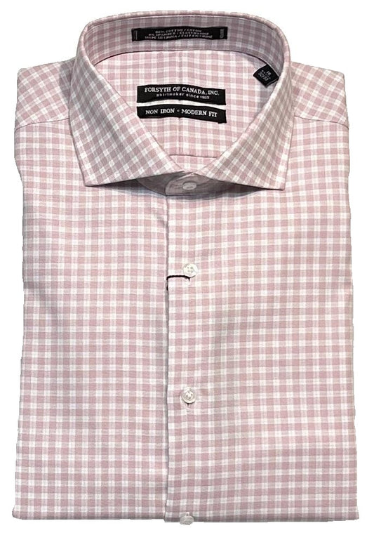 Forsyth of Canada Modern Fit Spread Collar Non-Iron Stretch Dress Shirt