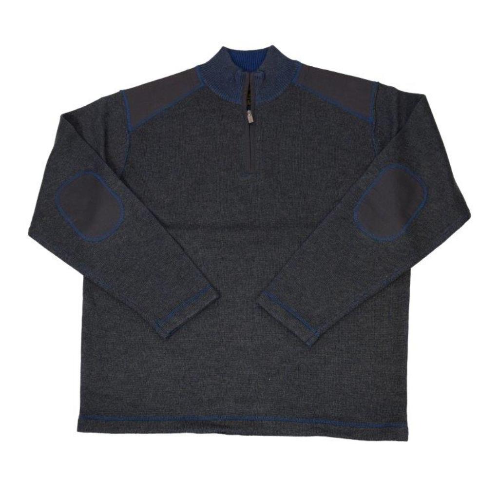 FX Fusion Marled 1/4 Zip with Trim Sweater