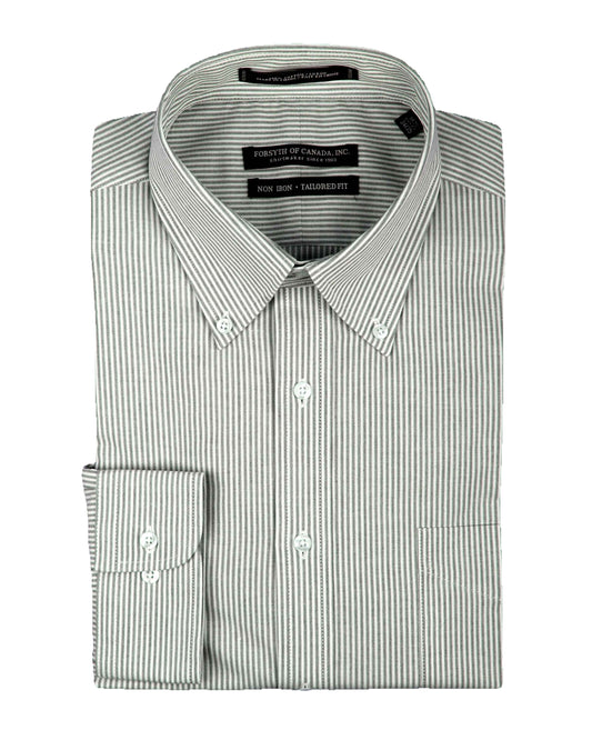Forsyth of Canada Tailored Fit Button Down Collar Non-Iron Dress Shirt
