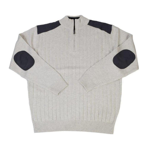 FX Fusion Marled 1/4 Zip with Trim Sweater