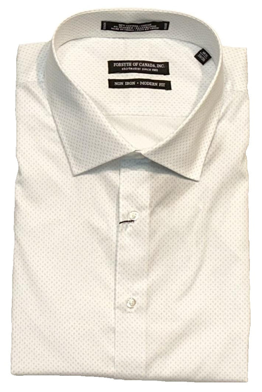 Forsyth of Canada Modern Fit Spread Collar Non-Iron Stretch Dress Shirt