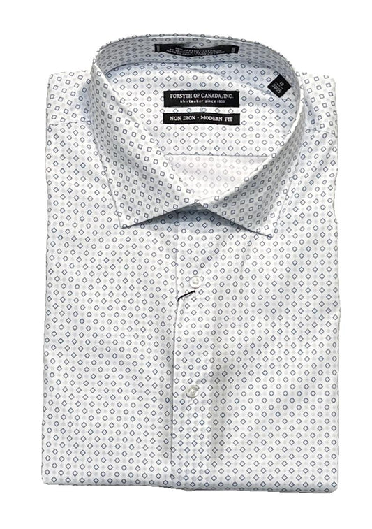 Forsyth of Canada Modern Fit Spread Collar Non-Iron Stretch Dress Shirt