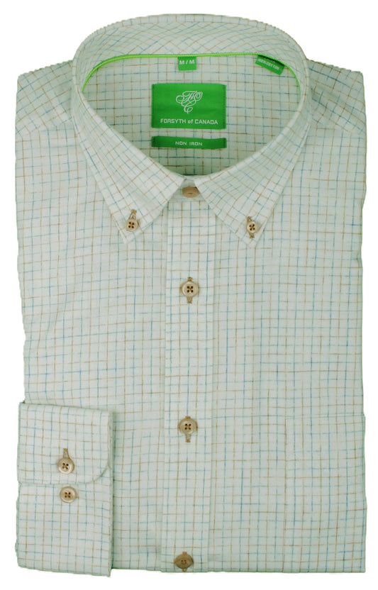 Forsyth of Canada Long Sleeve Tailored Fit Non-Iron Sport Shirt