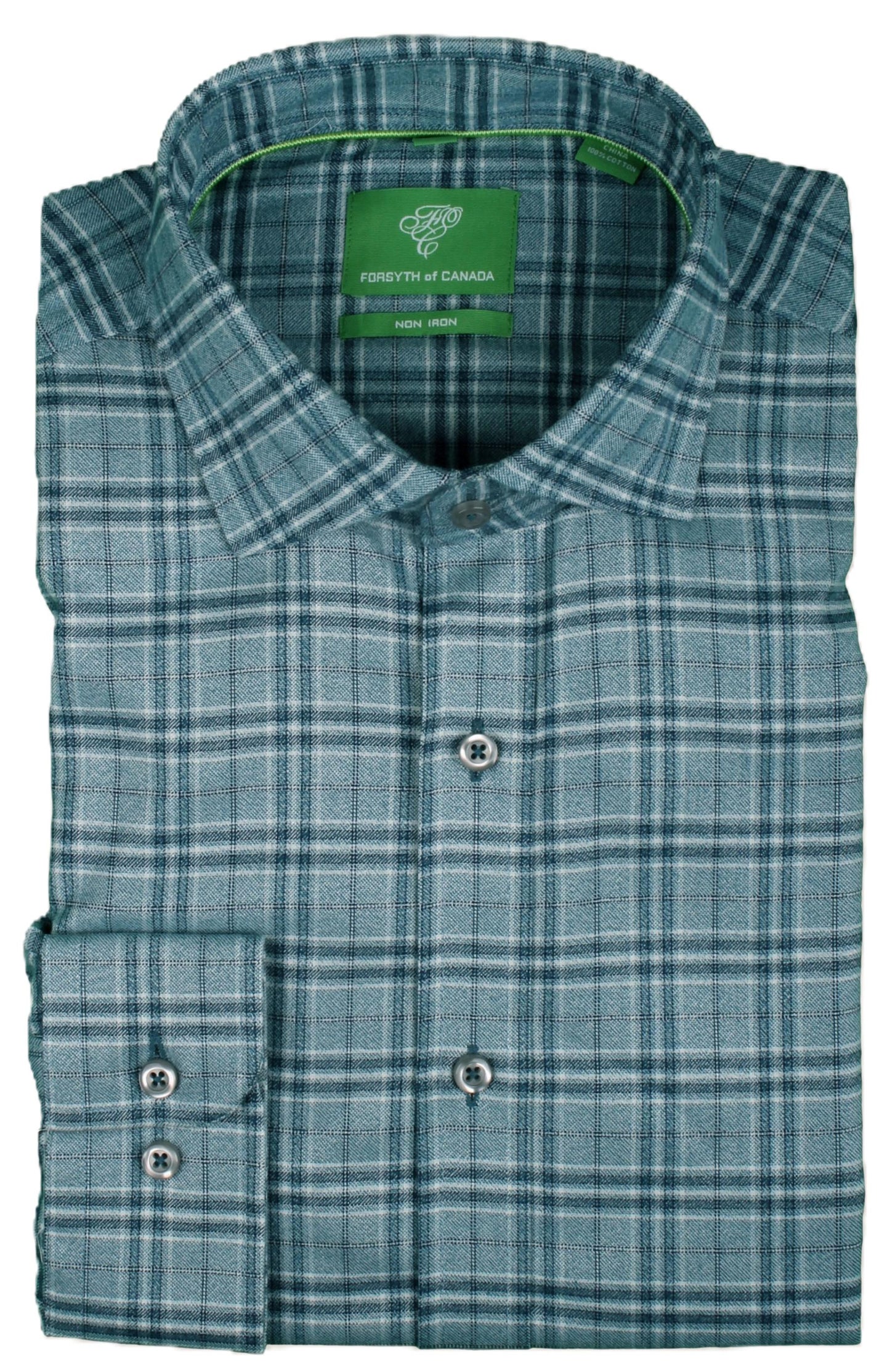 Forsyth of Canada Long Sleeve Tailored Fit Non-Iron Sport Shirt