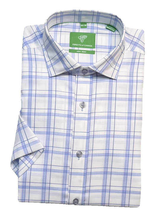 Forsyth of Canada Short Sleeve Tailored Fit Non-Iron Sport Shirt