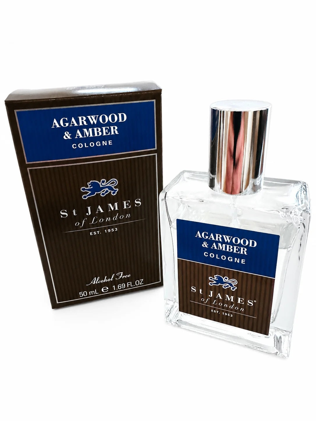 St James of London Agarwood & Amber 50ml Spray Cologne
